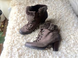PAUL GREEN Stiefeletten mit Fell gr. 6.5 / 40 w.NEU