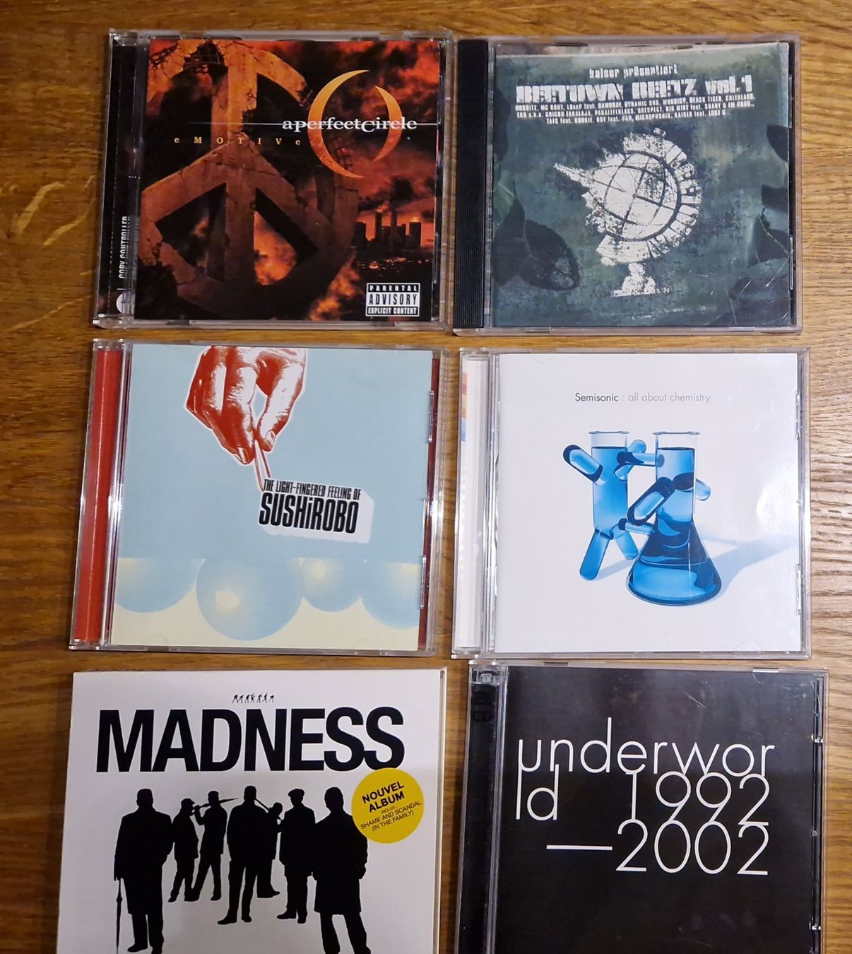CDs: CDs: A Perfect Circle, Madness, Underworld, Sushirobo, Ozma – Gebraucht aus Wettingen von brownie14 1