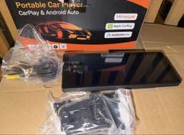 Tragbarer Auto Monitor CarPlay Android Auto neuwertig