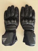 Motorradhandschuhe Dainese Leder schwarz Grösse 8/S
