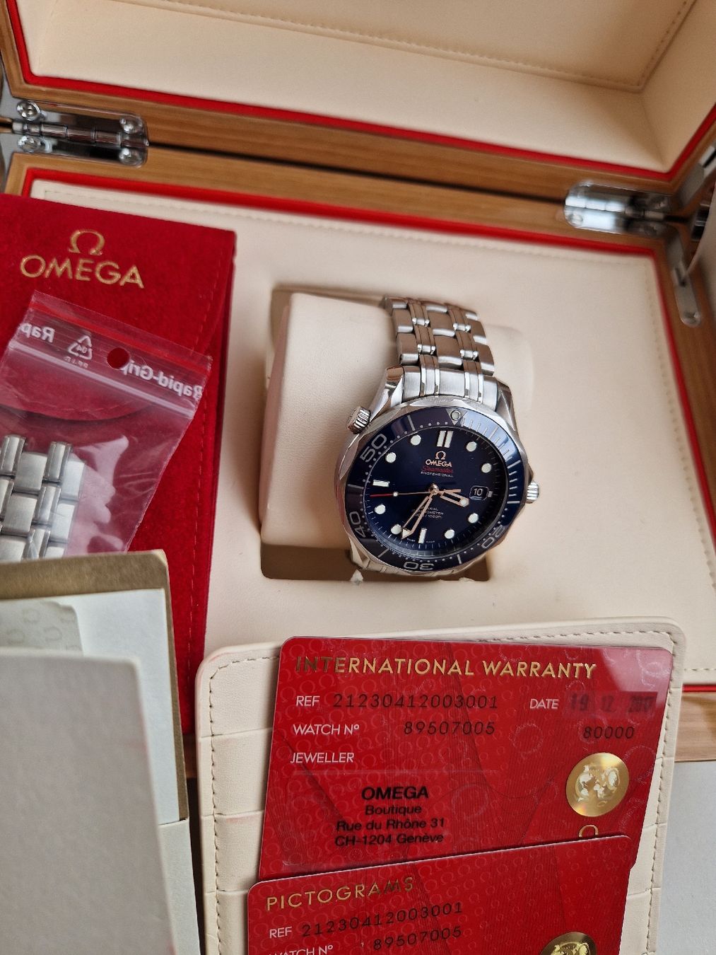 Omega Uhren: Omega Seamaster Professional Automatic 300M cadran Blue  – Gebraucht aus Grand-Lancy von Swiss-vintage1974