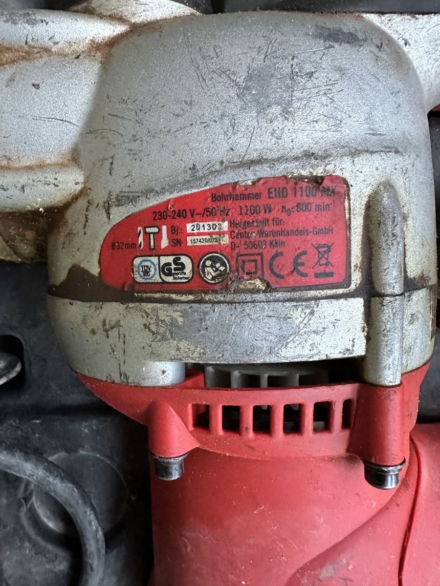 Tutte le macchine: Bohrhammer EHD 1100 Mx – Usato da Nebikon venduto da schnischna80 3