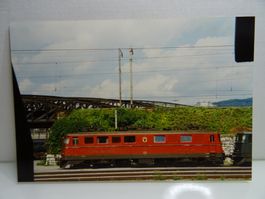 Foto SBB Ae 6/6 11402 "URI" Zürich 1992 zufahrt Kohledreieck