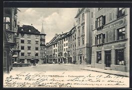 Schaffhausen, Partie am Frohnwaagplatz