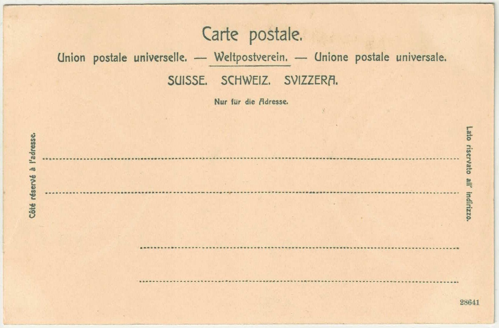 Ansichtskarten: Stäfa - Mondschein-Litho – Gebraucht aus Ettingen von Kartenplanet 1