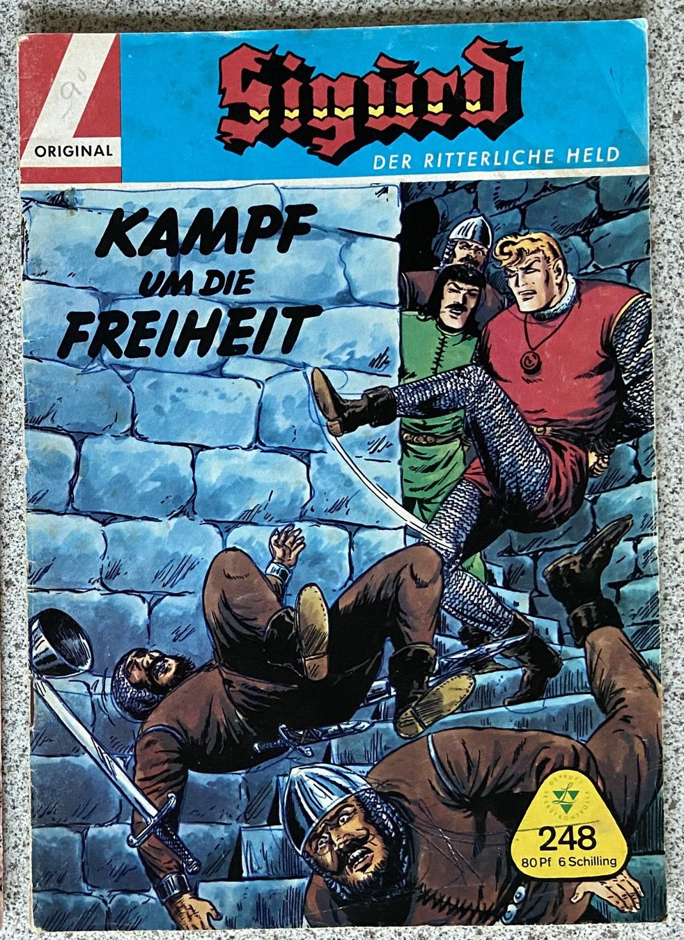 Fumetti: Estrich-Fund Comic Hefte Sigurd Der Ritterliche Held – Usato da Böckten venduto da Hansi36 2