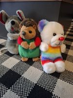 Plüschtier Trio *Maus* Igel *Bärchen