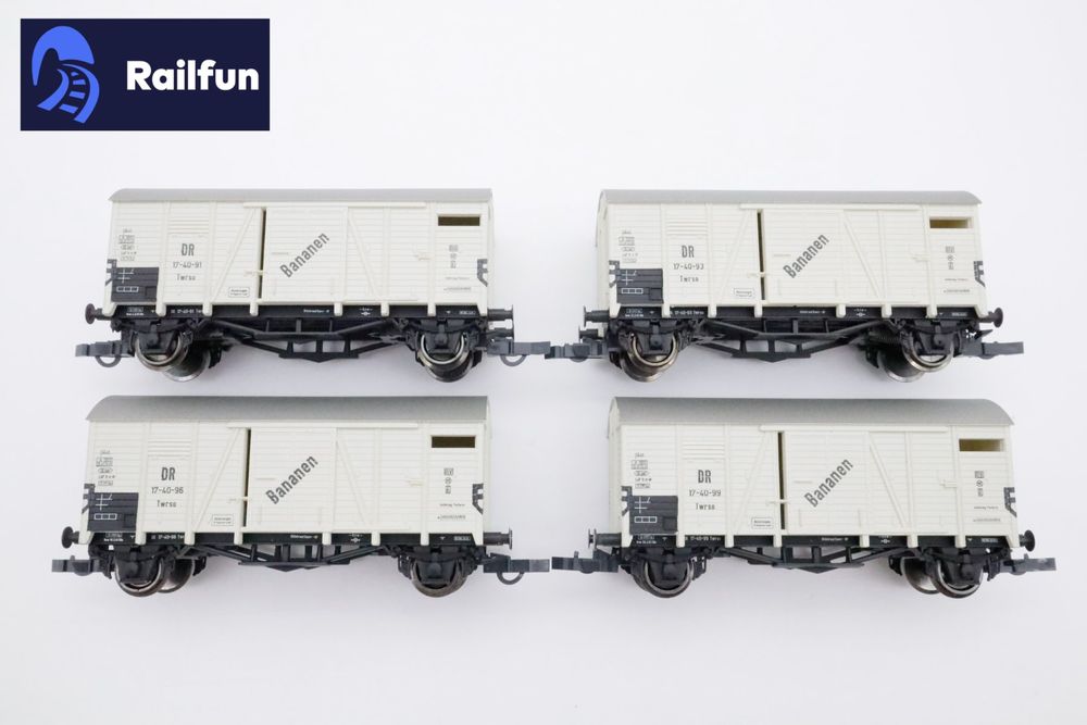 Liliput Modelleisenbahnen: Liliput L240002 Güterwagenset "Bananen DDR" DC H0 – Gebraucht aus Basel von Railfun