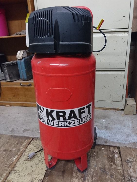 Kraft Druckluft Kompressor 50 Liter 10 Bar 1.5 Kw 240 l/min (Gebraucht ...