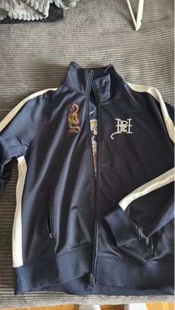 Ed Hardy Trainingsjacke dunkelblau neuwertig