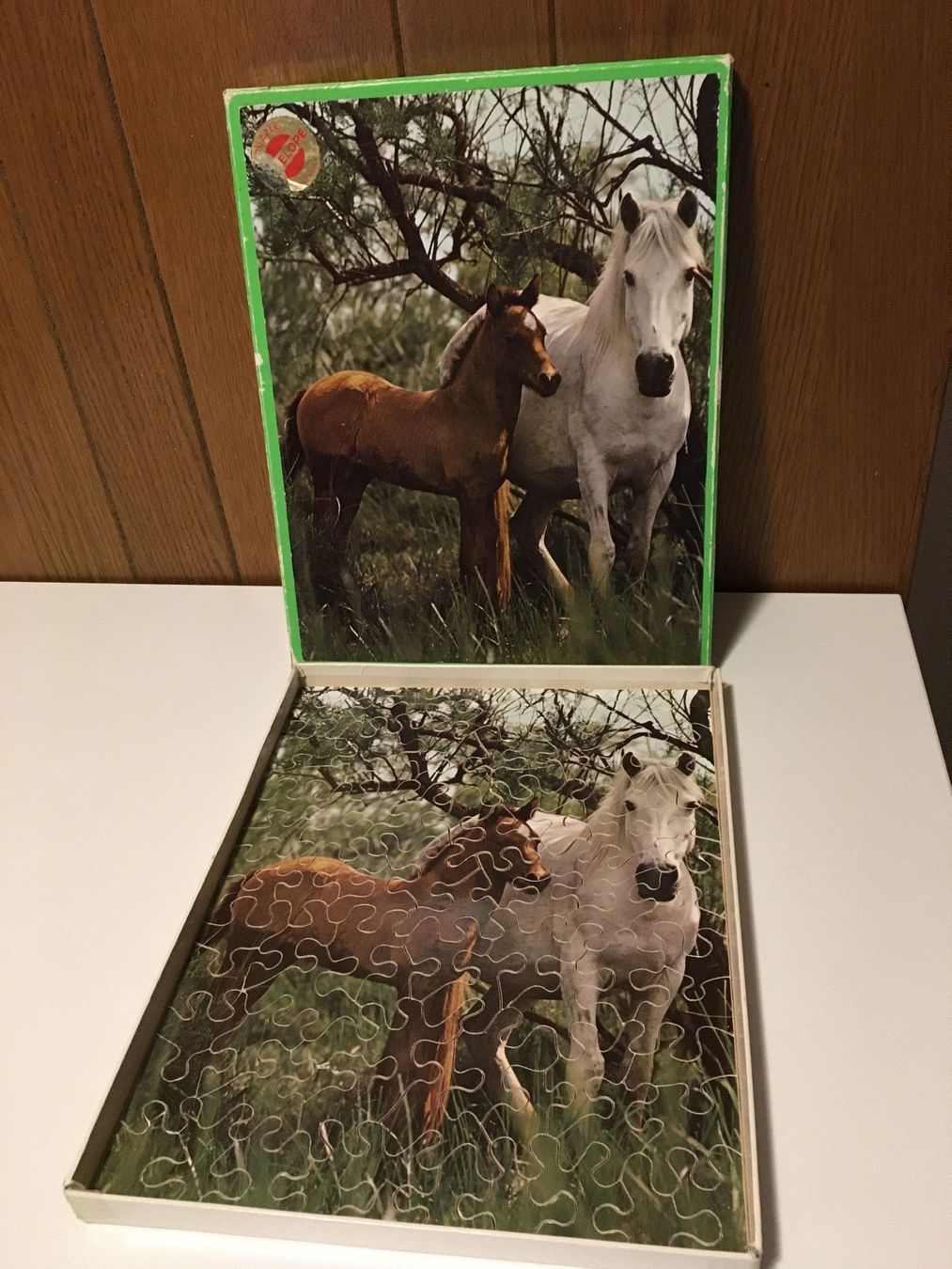 Penelope Puzzle: Penelope Holzpuzzle - Pferde - 80 Teile – Usato da Andwil SG venduto da Rainboli