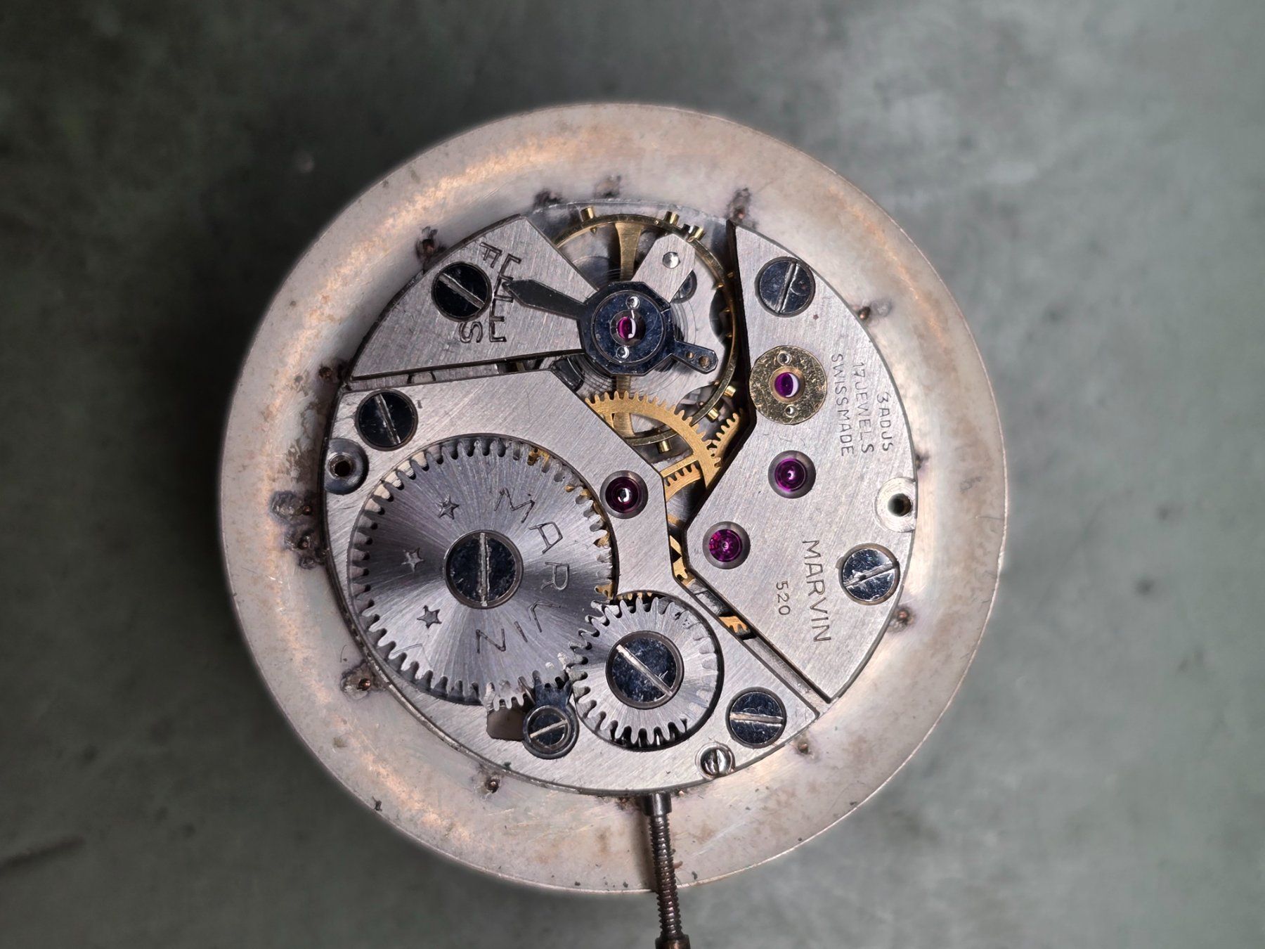 Marvin Orologi: Mouvement Marvin 520 – Difettoso da Tramelan venduto da Nirdan 3