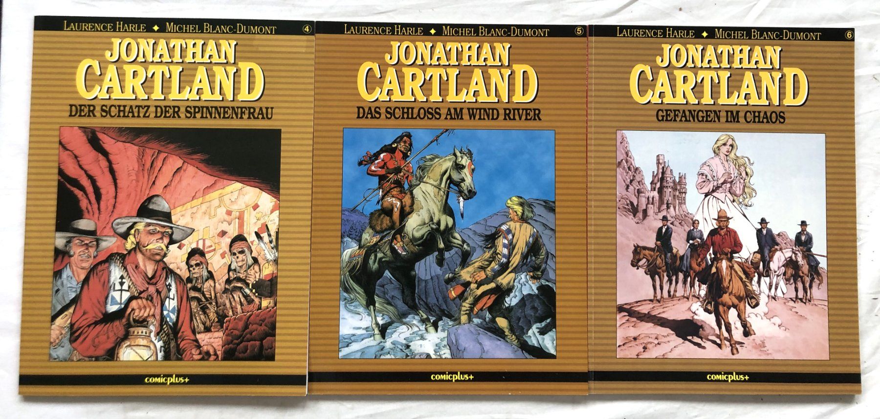 Comics: Jonathan Cartland - Nr.4/5/6 - Comicplus+ - 1.Auflage – Gebraucht aus Schaffhausen von durruti