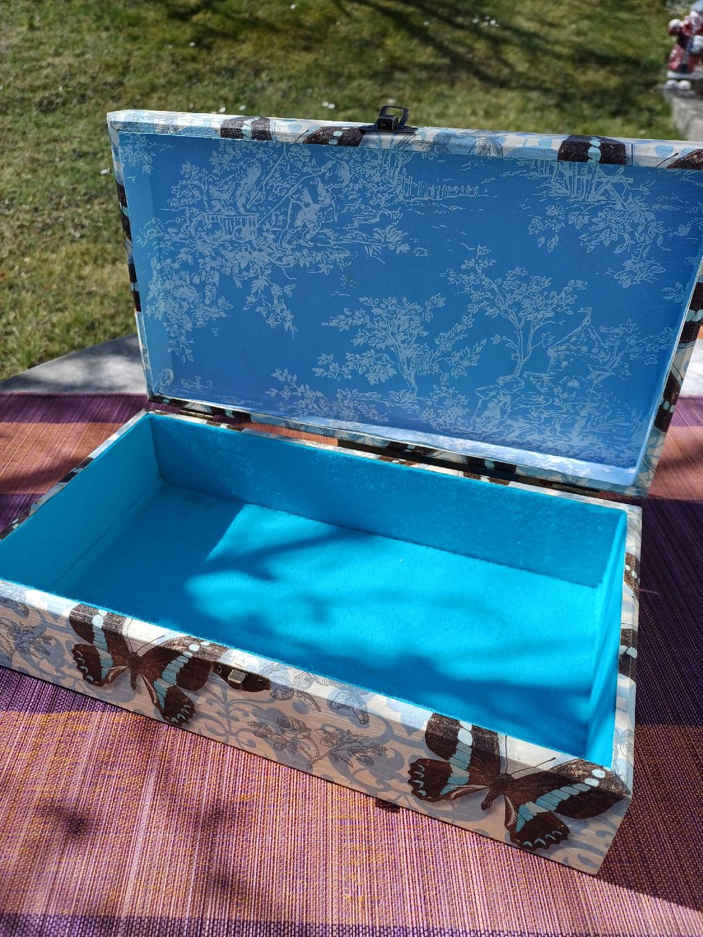 Portagioie: Schmuckkästchen Holzbox – Nuovo (secondo la descrizione) da Domat-ems venduto da Gr8wood 3