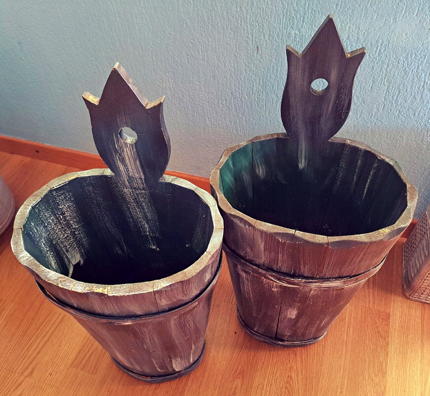Articoli in legno: Schirmstender ( Butterfass ) – Nuovo (secondo la descrizione) da Fahrweid venduto da Fischwasser6