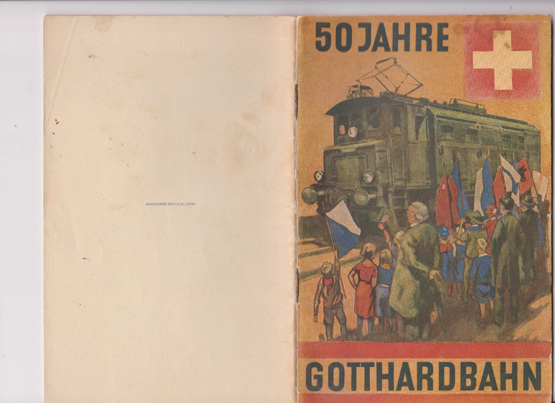 Libri: Buch 50 Jahre Gotthardbahn - Bahn - train – Usato da Bex venduto da Canouille 3