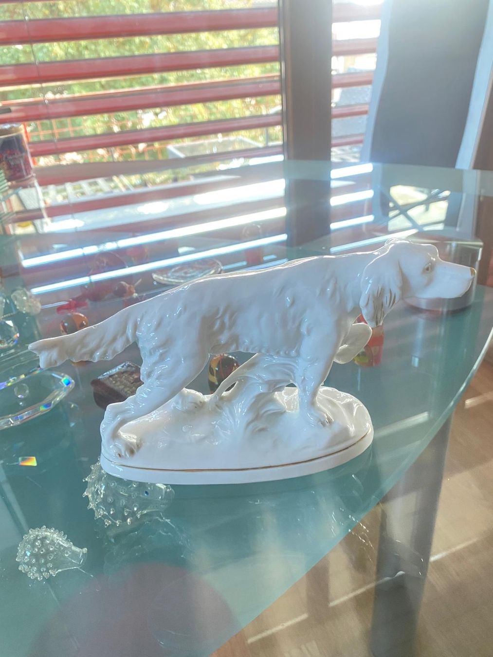 Figuren: Jagdhund (Porzellan Thüringia) – Gebraucht aus Neuhausen von Lechasseur