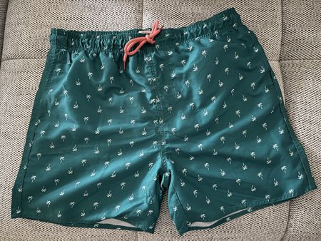 Badehose SEA SIDE Herren Grösse M mit Muster grün wie neu