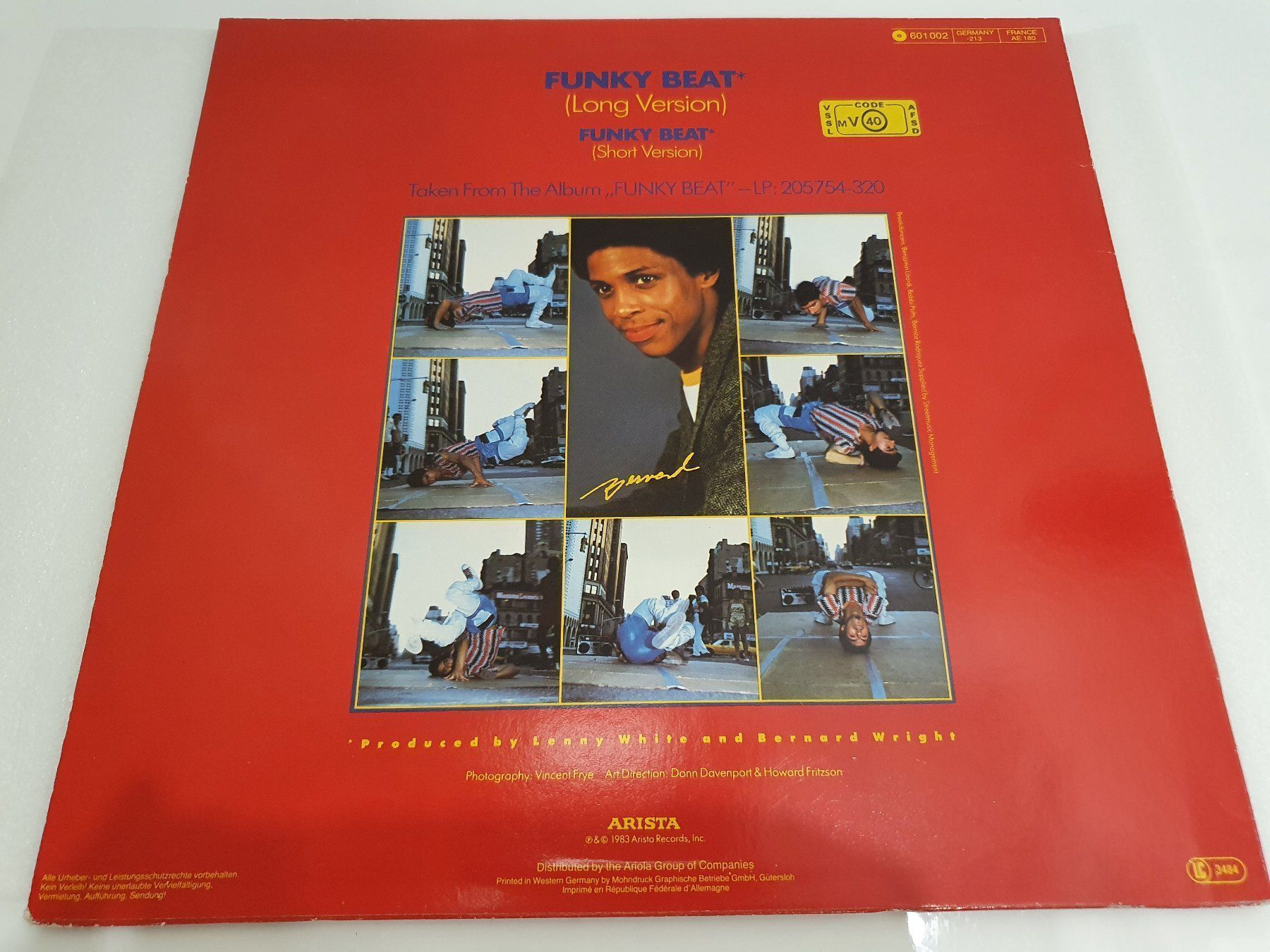 Dischi in vinile: Bernard Wright - Funky Beat – Usato da Uster venduto da Vinyl-Leidenschaft 1