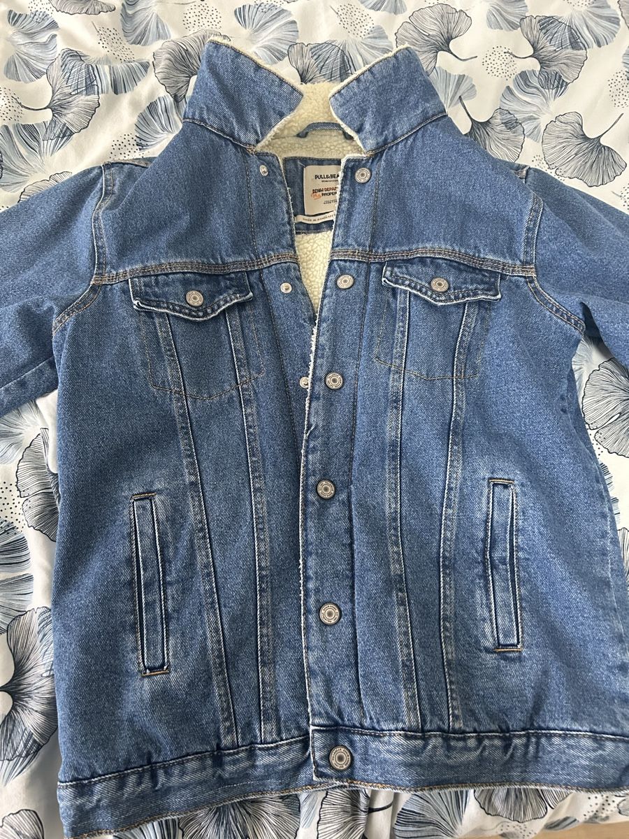 Pull&Bear Giacche: Pull&Bear Winter Jeans Jacke mit Teddyfutter, Grösse M – Nuovo (secondo la descrizione) da Zürich venduto da D.Arroyo