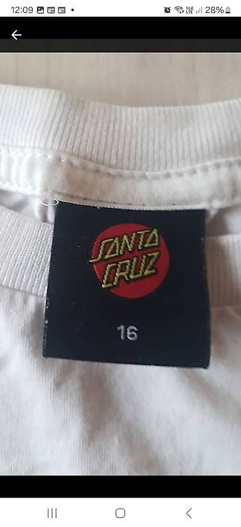T-shirt: Santa Cruz T.Shirt  - Size 16 – Usato da Dällikon venduto da Martisw7 1