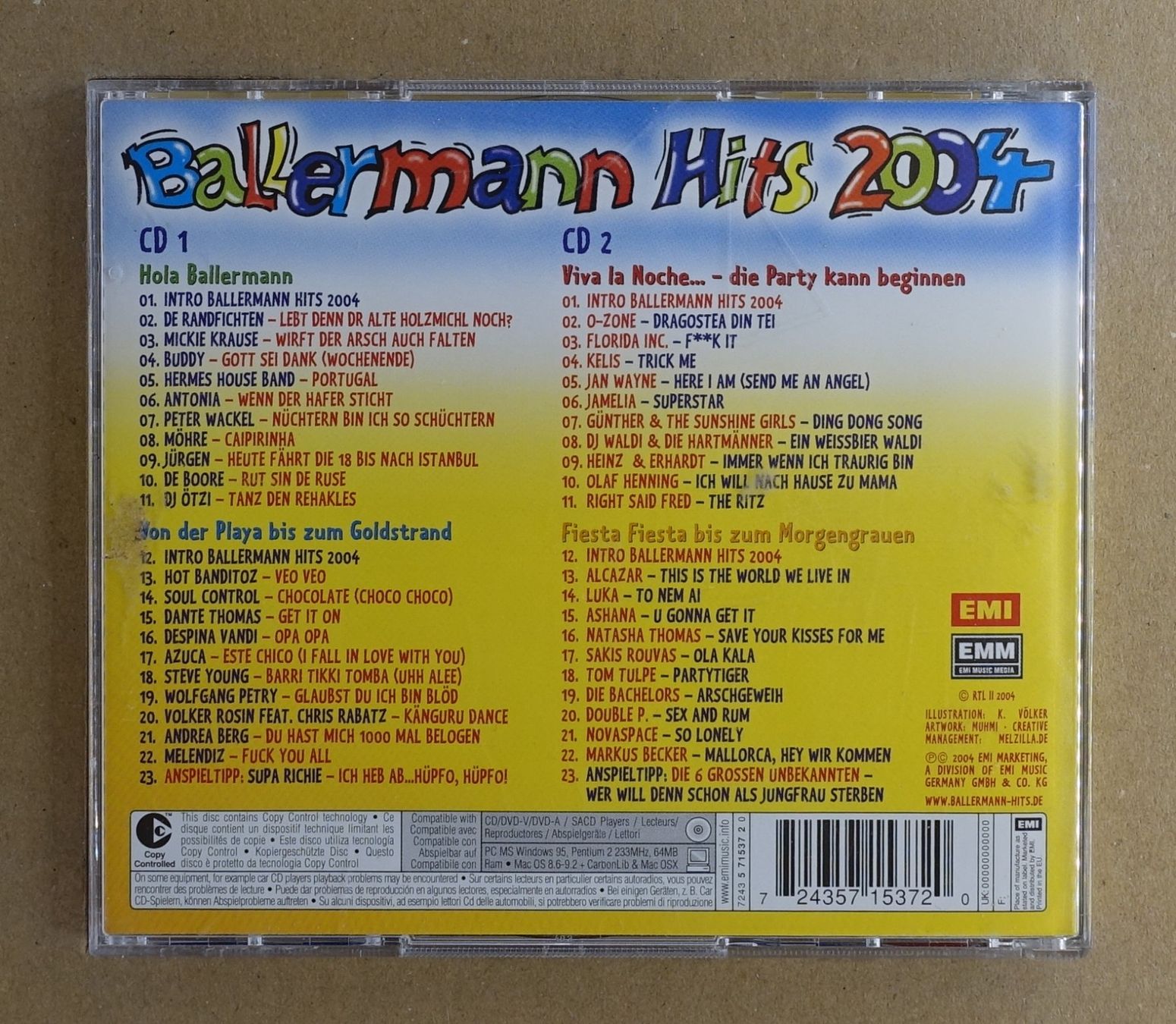 CD: Ballermann Hits 2004 - T7 – Usato da Sessa venduto da fraenklishop 1