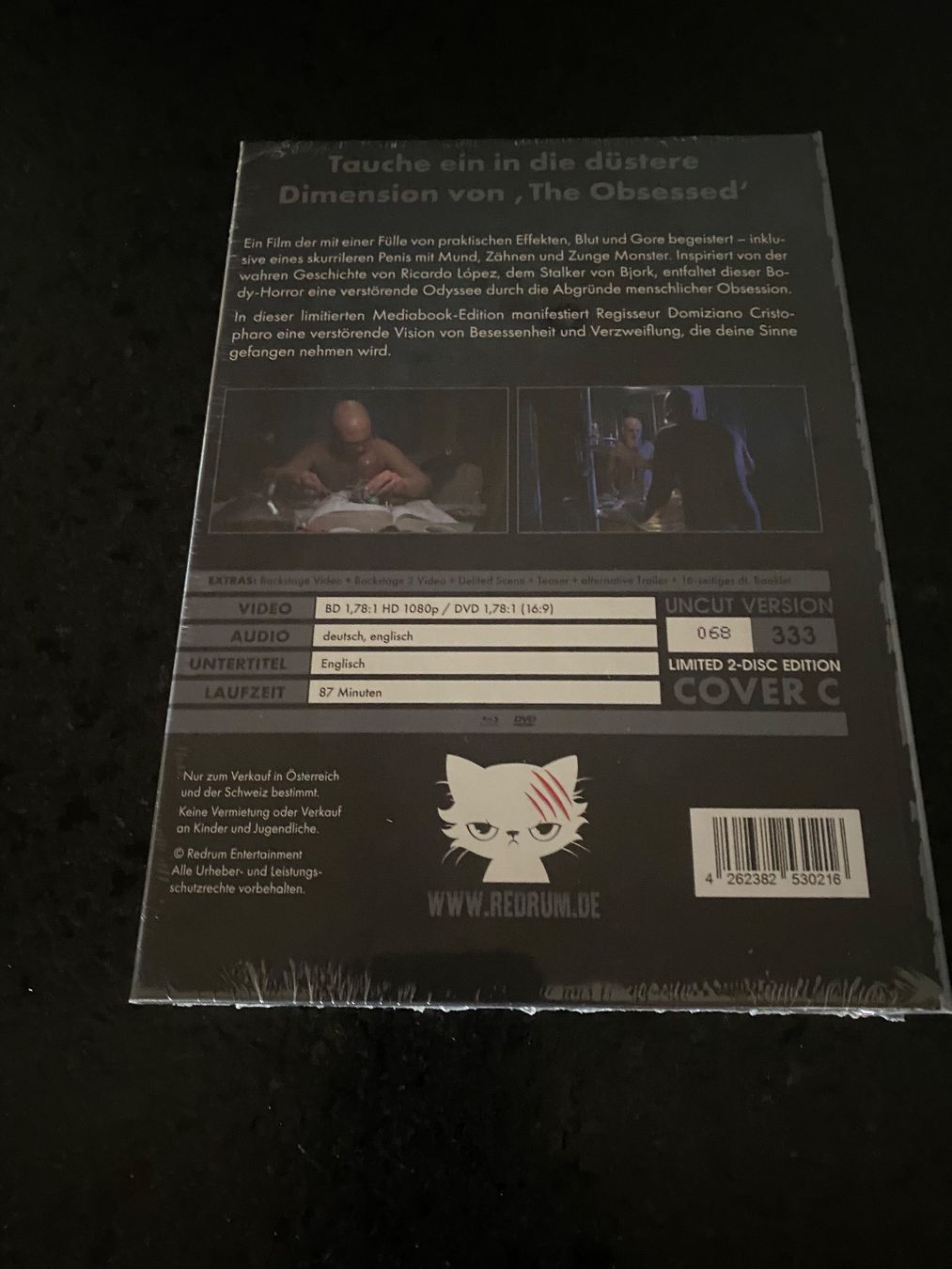 Alle DVDs: The Obsessed Mediabook Blu-ray + DVD OVP – Neu und originalverpackt aus Schmitten FR von FilmRarities 1