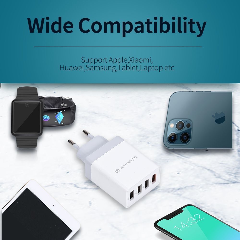 Caricabatterie: USB-Netzteil mit Schnell-Ladefunktion, 4-Port – Nuovo e nell'imballaggio originale da Giubiasco venduto da news-shop 5
