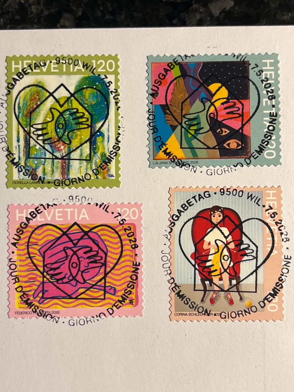 Tutti i francobolli: FDC 2026 Sondermarken  mit geänderter Eckzahnstanzung – Nuovo (secondo la descrizione) da Freidorf TG venduto da ern_7s68 1