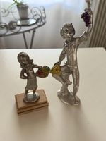 Vintage Zinnfiguren Junge und Mädchen