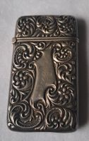 Sterling Silver Antik Streichholz Schachtel- Vesta Case