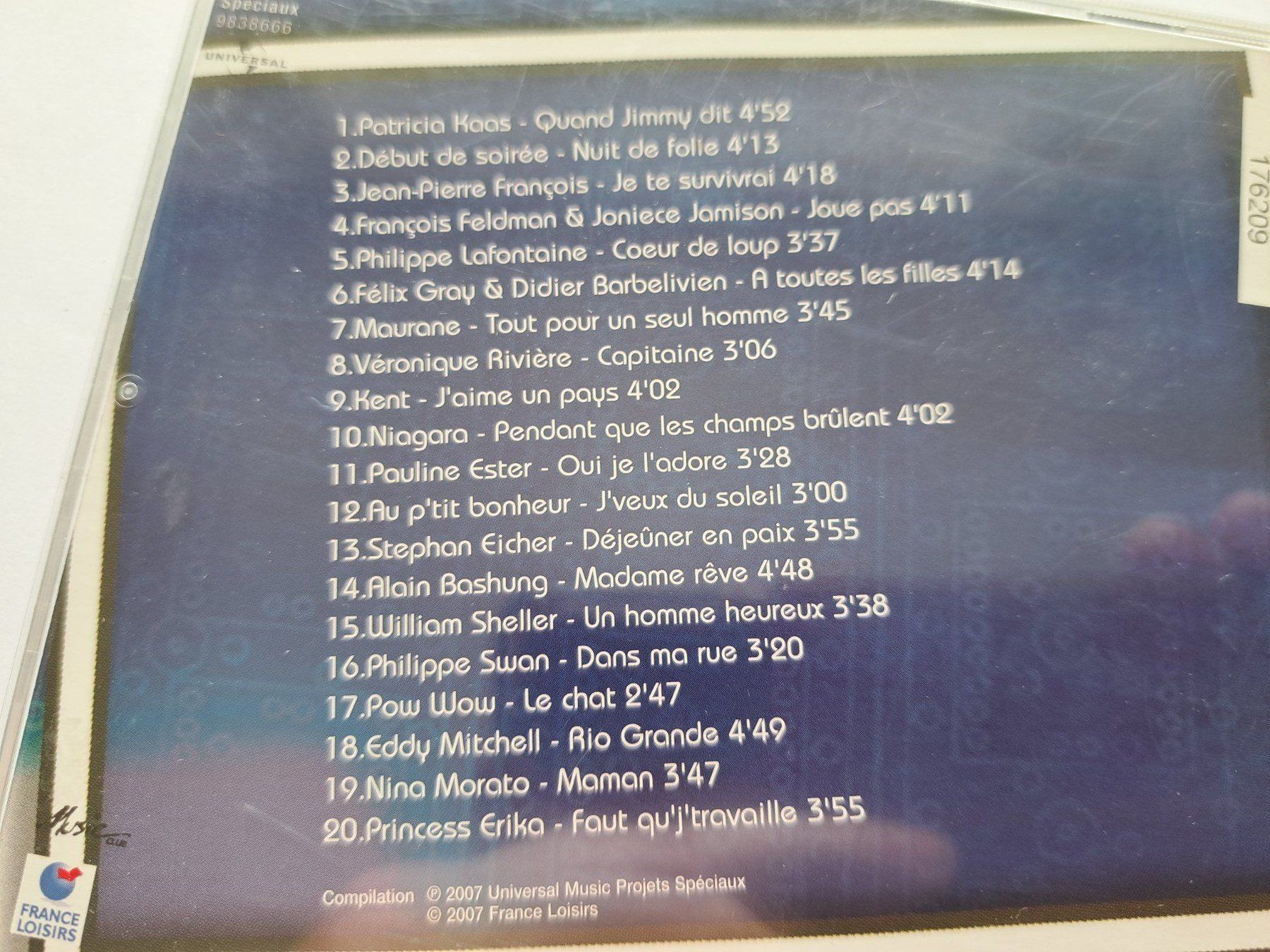 CD: CD Cd Chansons Numéro 1 1990 - 1994 – Usato da Pully venduto da bro_n52j 2