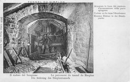 SIMPLON Tunnelbau - Die Bohrung des Simplontunnels
