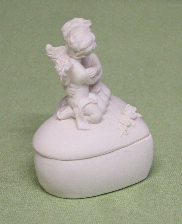 Statuette: Herz - Dose  Engel in Umarmung – Usato da Flüelen venduto da Alt-und-Neu 3
