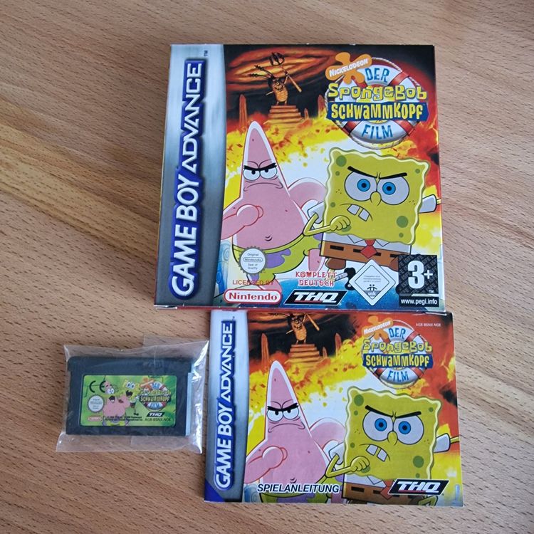 GBA Spiel Spongebob der Film, inkl. OVP und Anleitung Kaufen auf Ricardo