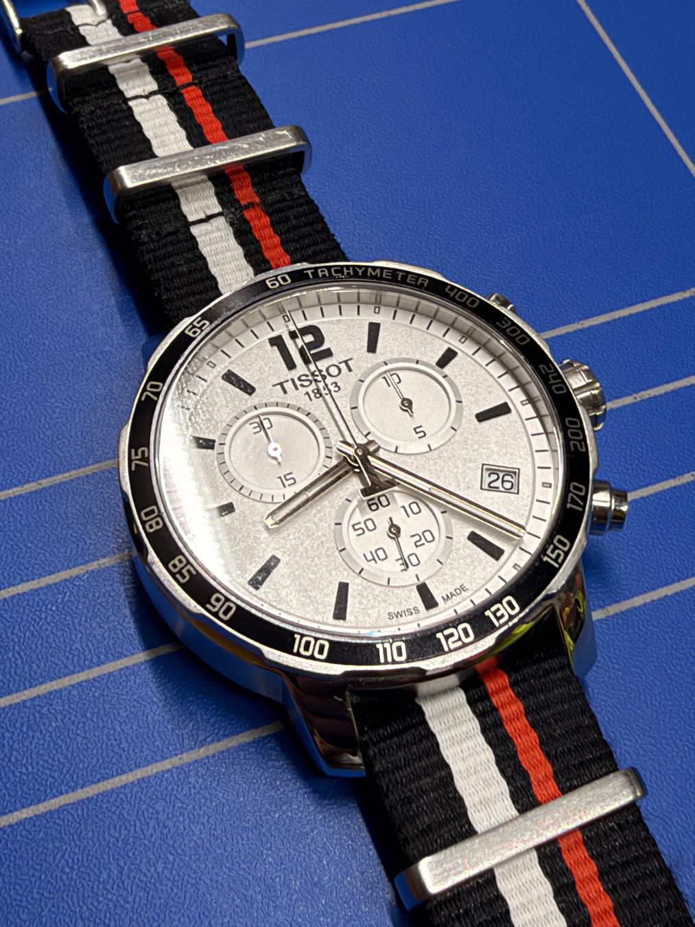 Tissot Orologi: Tissot Quickster Chronograph Uhr – Usato da Bonstetten venduto da olivenbaum2019 1