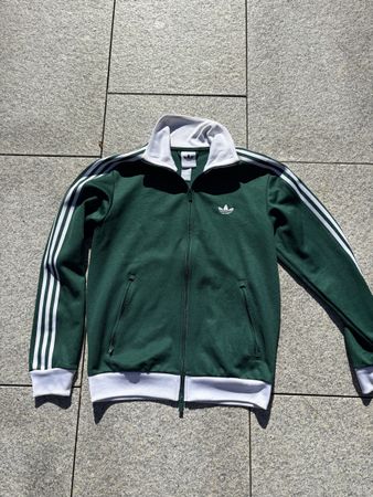 Adidas Originals Trainingsjacke grün weiss Grösse M