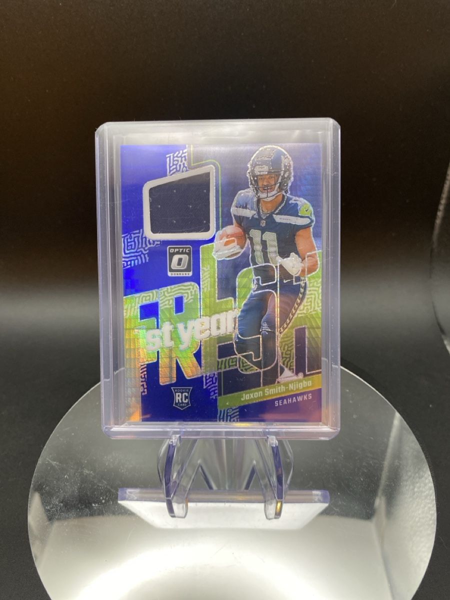 NFL Cartes à collectionner: Panini Optic 1st Year Patch Hyper Blue Jaxon Smith-Njigba – Neuf (Voir description) à Deitingen par _mark_ 4