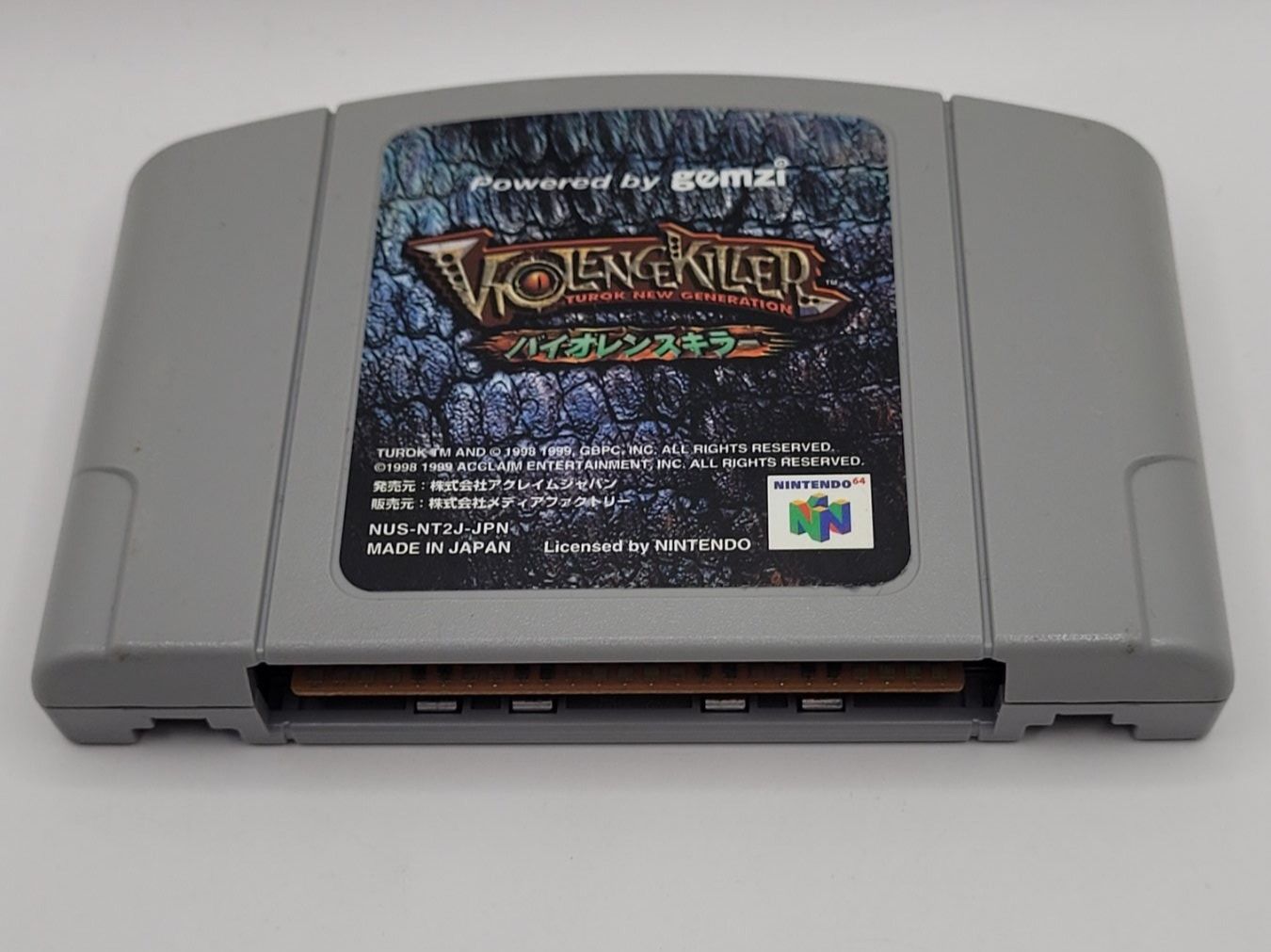 Nintendo Giochi: Nintendo 64 Violence Killer Japan Modul N64 – Usato da Münchenstein venduto da danytlaw