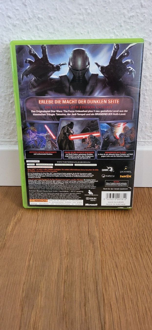 Microsoft Spiele: Xbox 360 - Star Wars The Force Unleashed Ultimate Sith Editi – Gebraucht aus Münsingen von DigitaleSpielecke 1