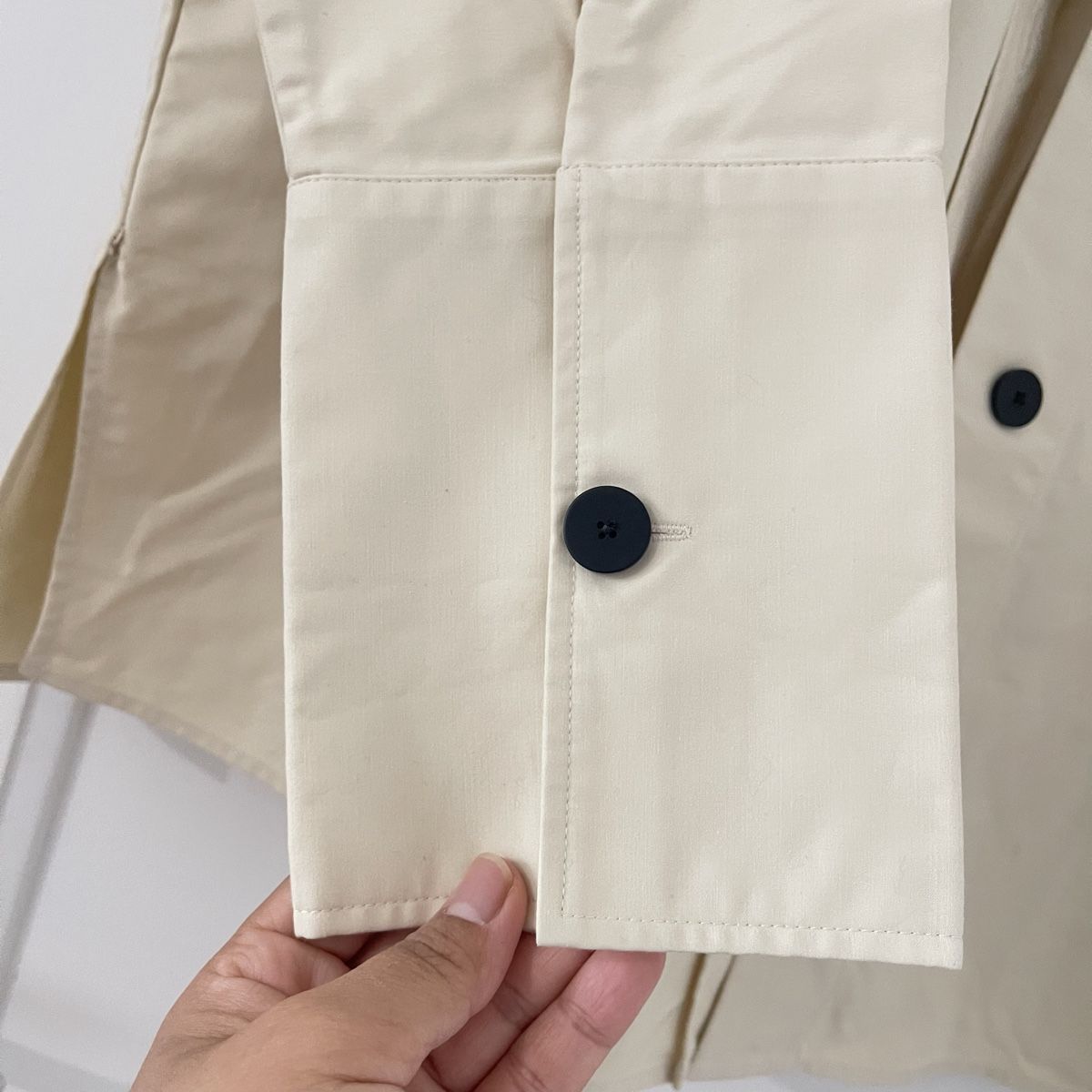 Massimo Dutti Blusen: Massimo Dutti Hemd Jacke Größe L Beige Lässig Elegant – Neu (gemäss Beschreibung) aus Bern von dek_7bjd 6