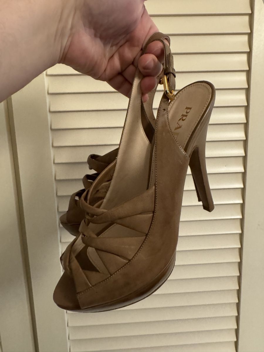 Prada Scarpe da donna: Prada Slingpumps aus Leder, nude, Gr. 40.5 – Usato da Niederbipp venduto da yar_tf6f