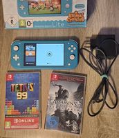 Nintendo Switch Lite Animal Crossing + 2 Spiele & OVP