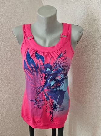 neuw. Top Pink mit Print passend für Gr. XS / S