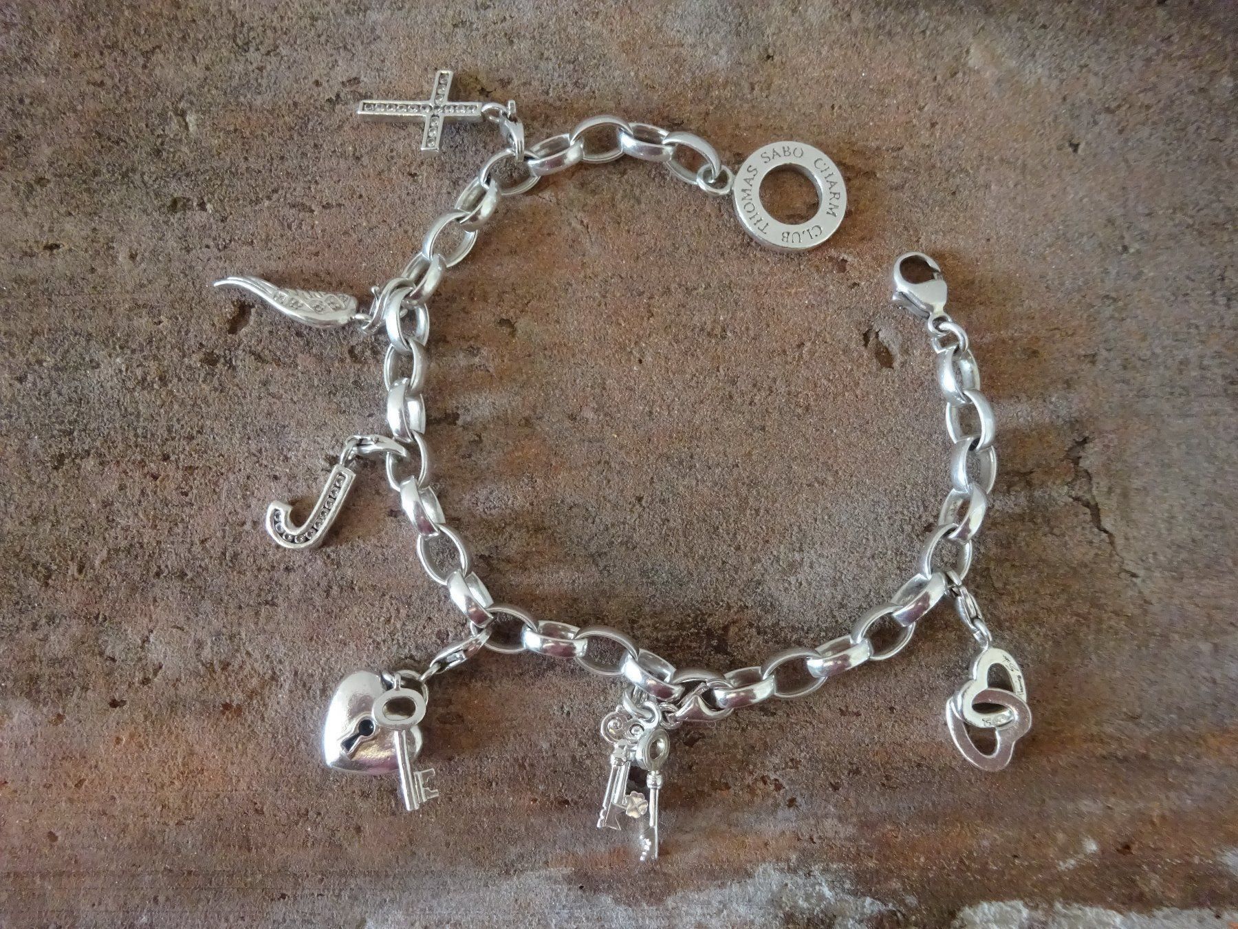 Thomas Sabo Bracciali & Braccialetti: Bettelarmband Glücksarmband / 925 Silber – Usato da Esslingen venduto da FetteSchnecke