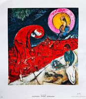 Chagall Marc 1887-1985, die roten Dächer.