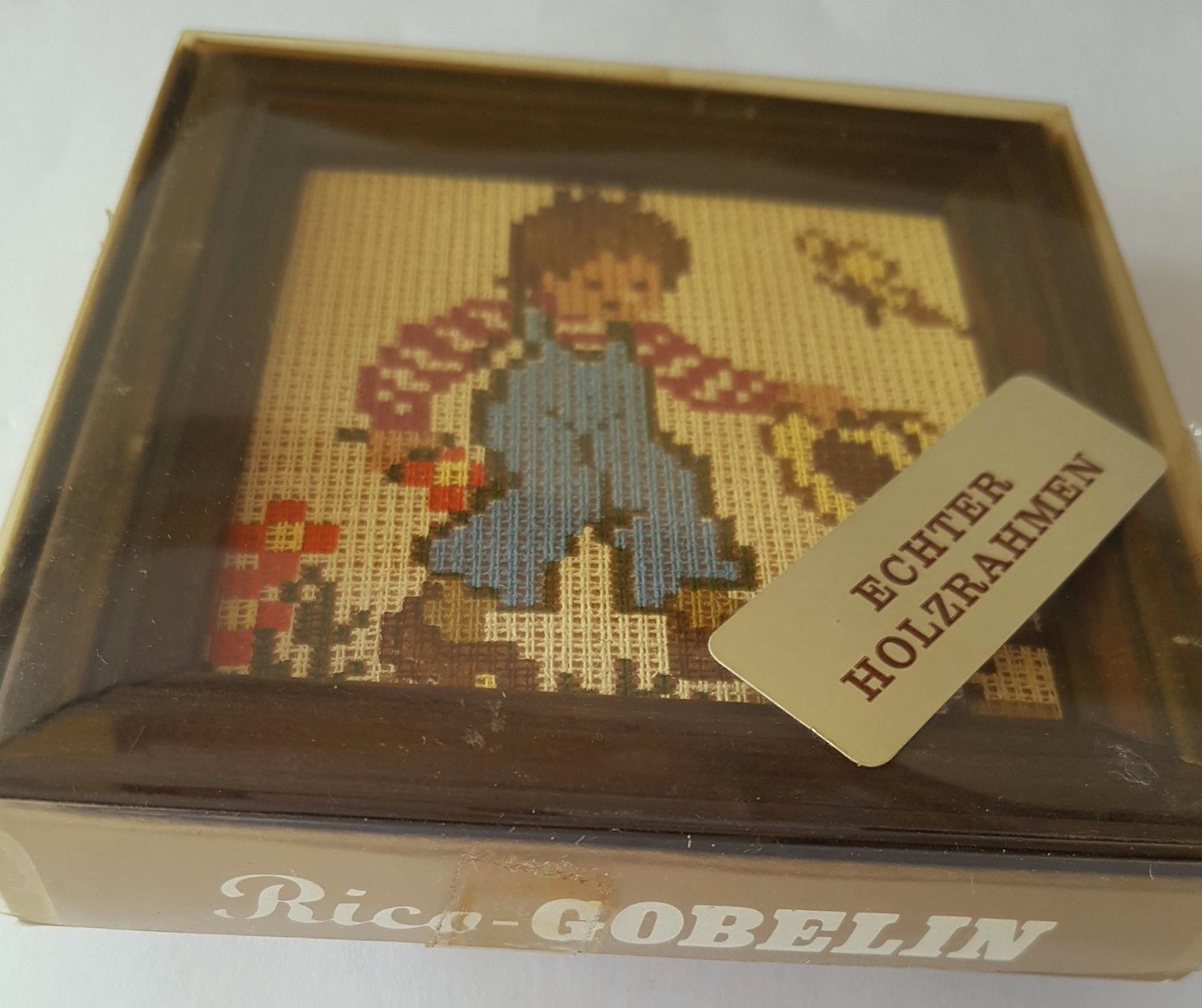 Kit bricolage: Gobelin-Bild zum Sticken, Bildformat 75 mm / NEU – Nuovo e nell'imballaggio originale da Dürrenäsch venduto da Bastelnde 1