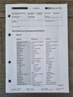 SBB CFF FFS Betriebliches Eisenbahnwörterbuch Deutsch 2006
