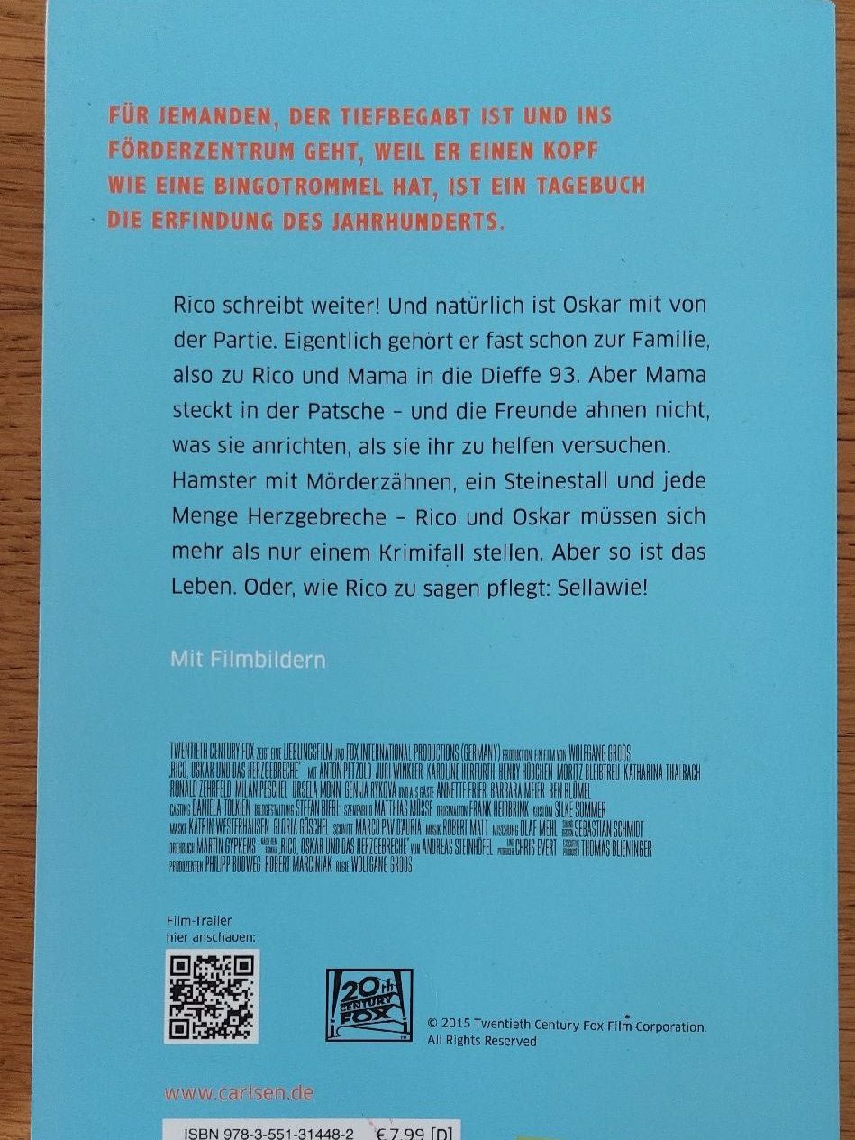 Libri: Rico, Oskar - 4 Bände -Steinhöfel – Usato da Schlierbach venduto da FeelHappy 8