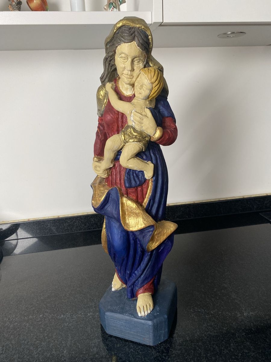 Figuren: Maria mit Kind Holz – Gebraucht aus Freienstein von Roemi21